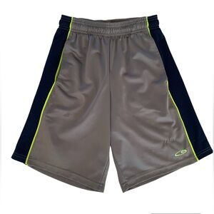 C9 Champion Shorts Basketball Athletic Logo Pockets Gray Green Blue Boys M 8-10